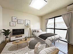 西武拝島線 武蔵砂川駅 徒歩5分の賃貸マンション 2階1Kのリビング/ダイニング