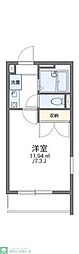 レオパレス葵第1 1Kの間取図画像