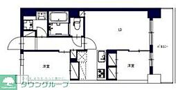 センチュリー八王子ルミエール 2LDKの間取図画像
