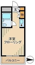 メゾン・ド・ノアロゼ錦町 ワンルームの間取図画像