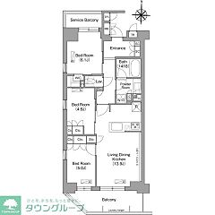 物件の間取り