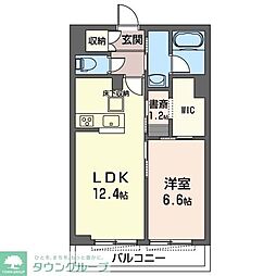 Bloom 2LDKの間取図画像