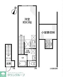 Maison Maru-Yu ワンルームの間取図画像