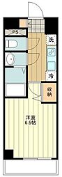 ガラ・ステージ立川 1Kの間取図画像