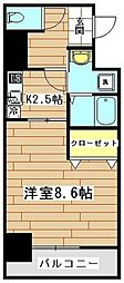 間取図画像 1K