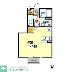 フェリーチェ ワンルームの間取図画像