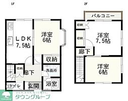 三沢ハイツ 3DKの間取図画像