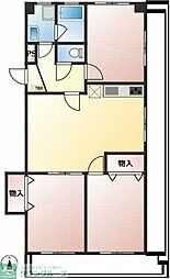 オガワビル 3LDKの間取図画像