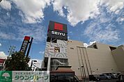 西友与野店 徒歩5分。 380m