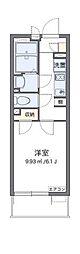クレイノプレジャータウン3 1Kの間取図画像
