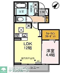 Solana彩 1LDKの間取図画像