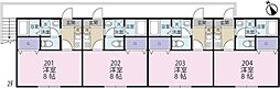 CK久喜南 1Kの間取図画像