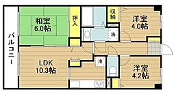 マ・メゾン寿 3LDKの間取図画像