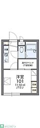 レオパレスアーバン・エイト 1Kの間取図画像