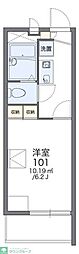 レオパレス山崎85 1Kの間取図画像