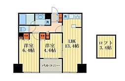 COMFORIA大宮 2LDKの間取図画像