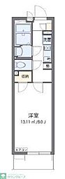 レオパレスクレイノエスタシオン 1Kの間取図画像