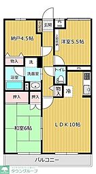 センチュリー大成 3LDKの間取図画像