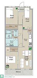 PLENDY北浦和 3LDKの間取図画像