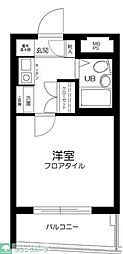 ソアール永福町 1Kの間取図画像