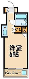 ハイムピア12 1Kの間取図画像