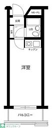 ラ・レジダンス・ド・ラフィネ ワンルームの間取図画像