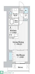 アビティグランデ砧 1LDKの間取図画像