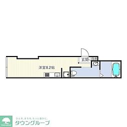 Laughter荻窪 ワンルームの間取図画像