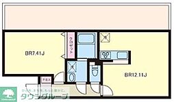 ルオーレ上北沢駅前 1LDKの間取図画像