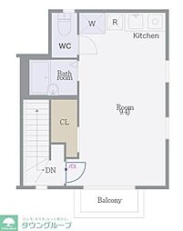 JLBGrandetCru久我山 ワンルームの間取図画像