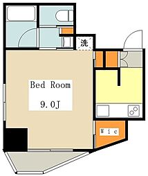 BCITYAPARTMENT杉並高井戸 1Kの間取図画像