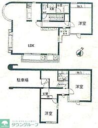 JLBグランエクリュー明大前3 3LDKの間取図画像