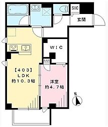 スマート・グラン荻窪 1LDKの間取図画像