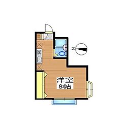 グレースステージ ワンルームの間取図画像