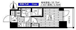グランドコンシェルジュ高井戸 1Kの間取図画像