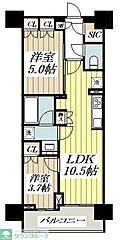 物件の間取り