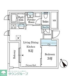 間取図画像 1LDK