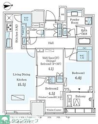 間取図画像 3LDK