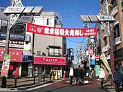 大岡山北口商店街 200m