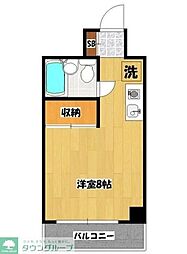シーダーズフォレスト ワンルームの間取図画像