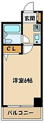 ライオンズマンション都立大学第2 1Kの間取図画像