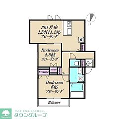 物件の間取り