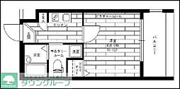 ステージファースト上池台 1Kの間取図画像