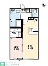 間取図画像 1LDK