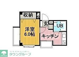 KyMax上溝ビル 1Kの間取図画像