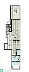 ノワール町田 1LDKの間取図画像