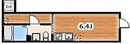 Ambition広野台01 1Kの間取図画像