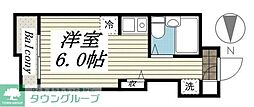 コンフォート長津田 ワンルームの間取図画像