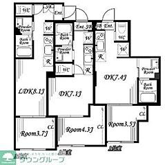 物件の間取り