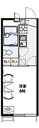 レオパレス寺台ロフト 1Kの間取図画像